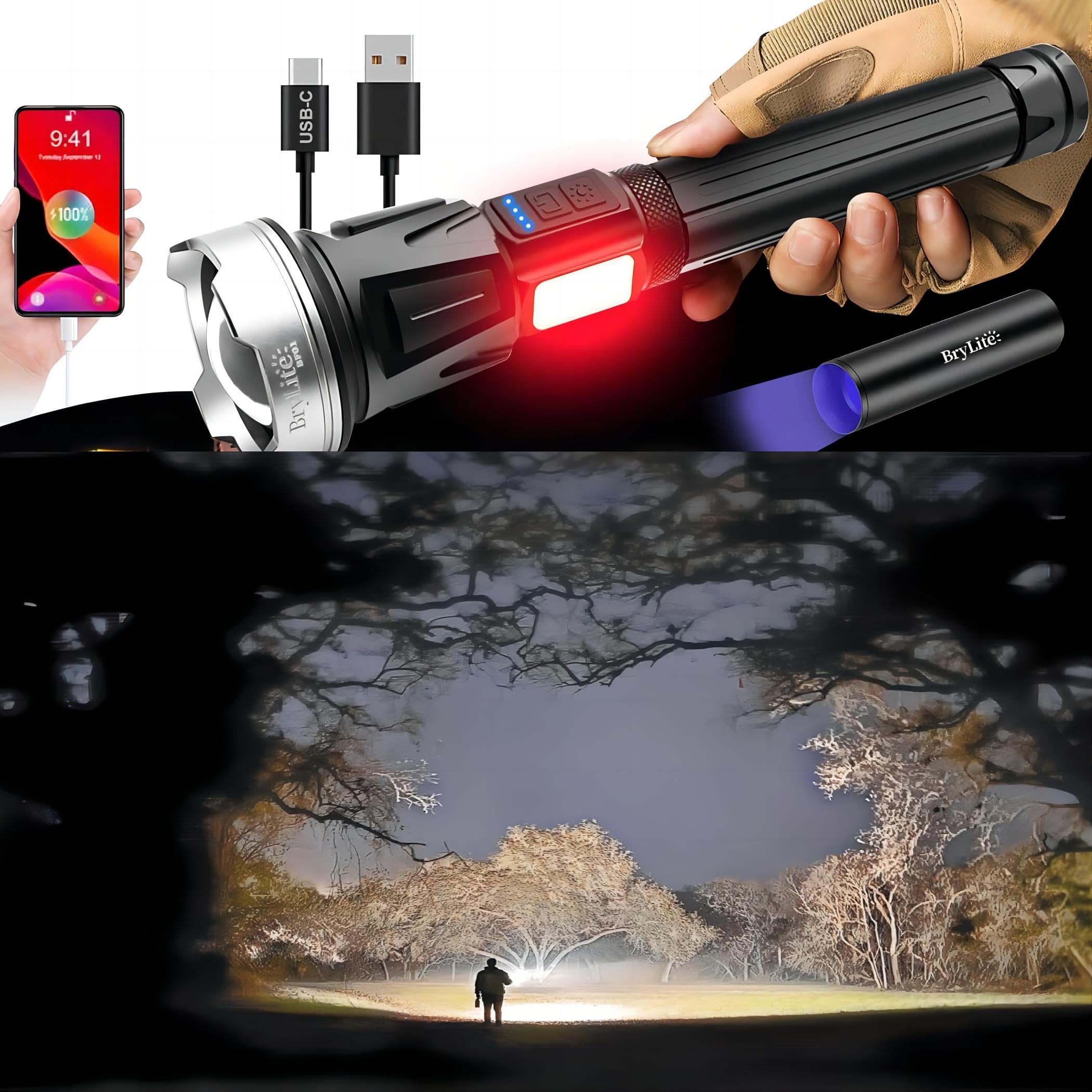 An application scenario or product detail of 1000000 lumen flashlight - Image 11