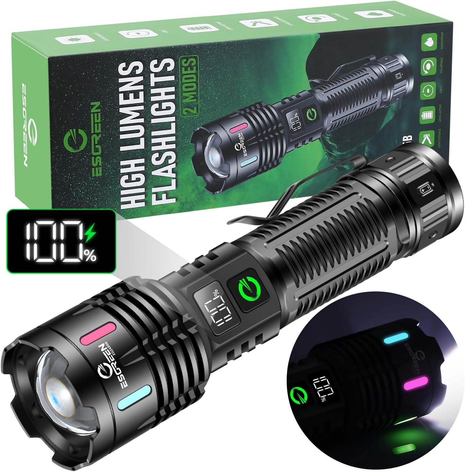 An application scenario or product detail of 1000000 lumen flashlight - Image 14