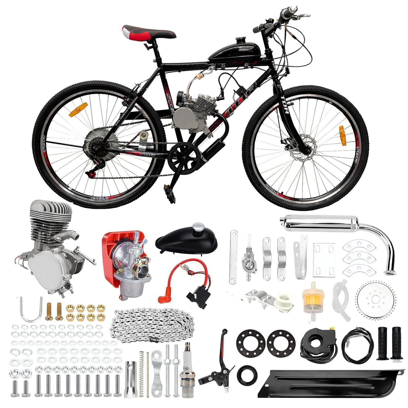 An application scenario or product detail of 100cc engine bike kit - Image 4