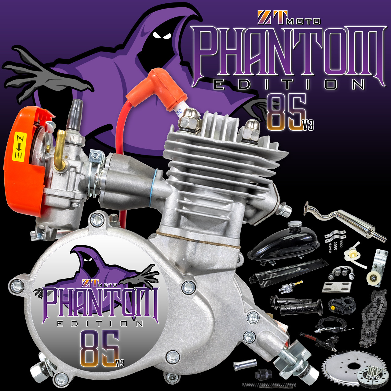 An application scenario or product detail of 100cc engine bike kit - Image 19