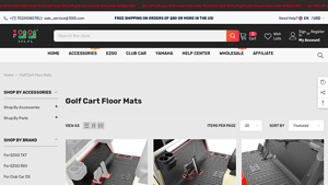 10L0L - Golf Cart Floor Mats