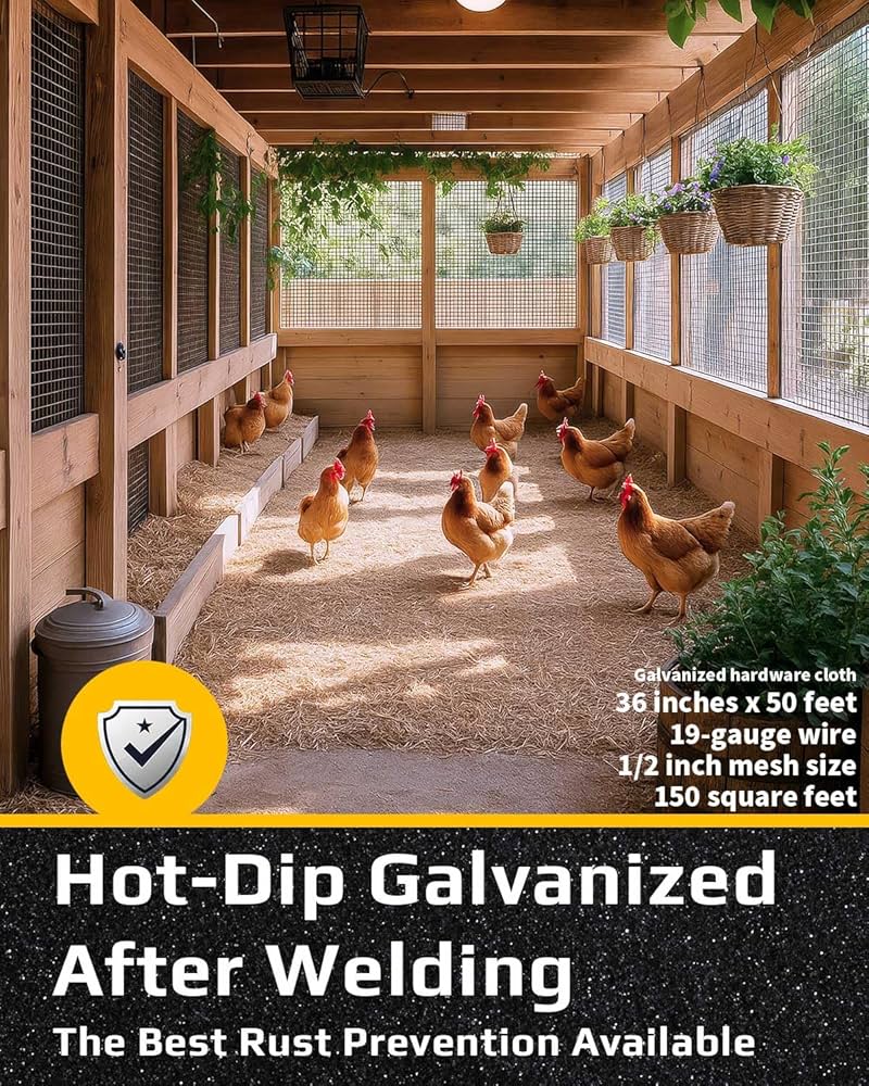 An application scenario or product detail of 1/2 inch hardware cloth for chicken coop - Image 7