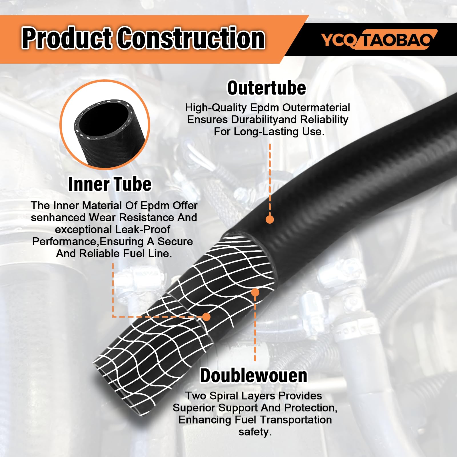 An application scenario or product detail of 1995 honda odyssey raditor hose size - Image 16