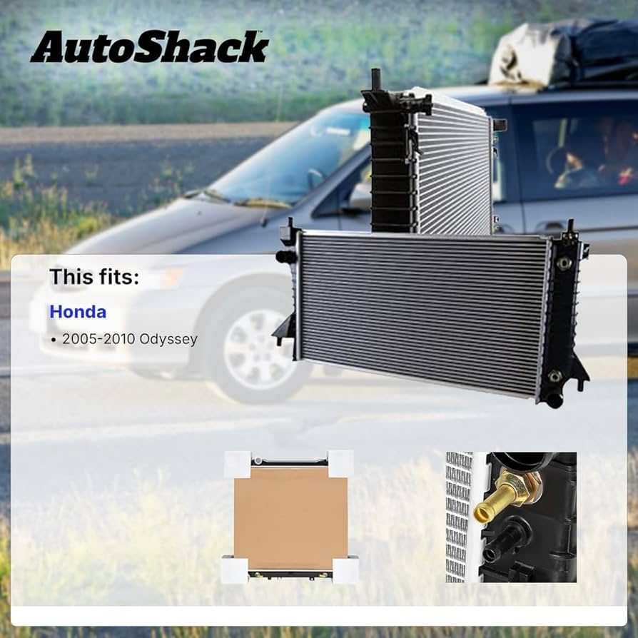 An application scenario or product detail of 2005 honda odyssey radiator outlet size - Image 1