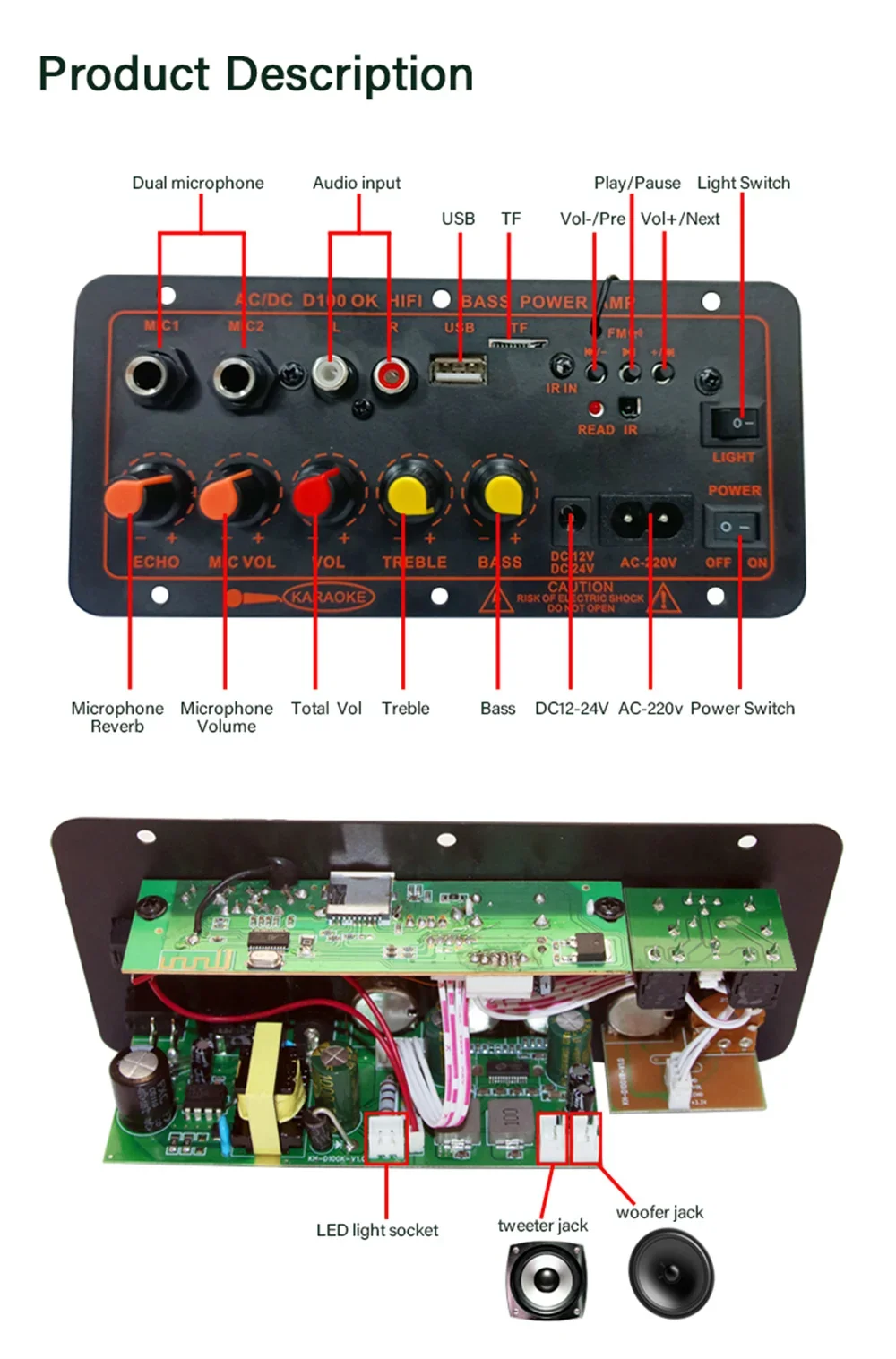 An application scenario or product detail of 200w amplifier bluetooth enclosure stl - Image 7