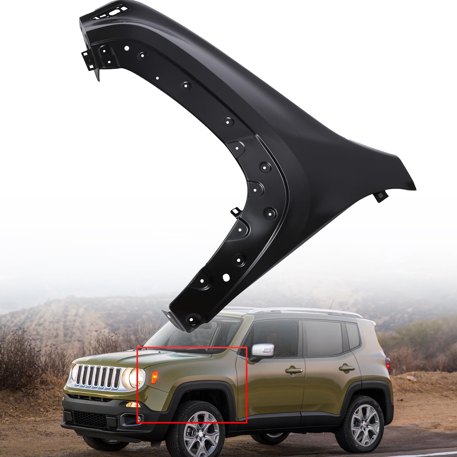 An application scenario or product detail of 2015-2021 jeep renegade front left driver s fenders - Image 13