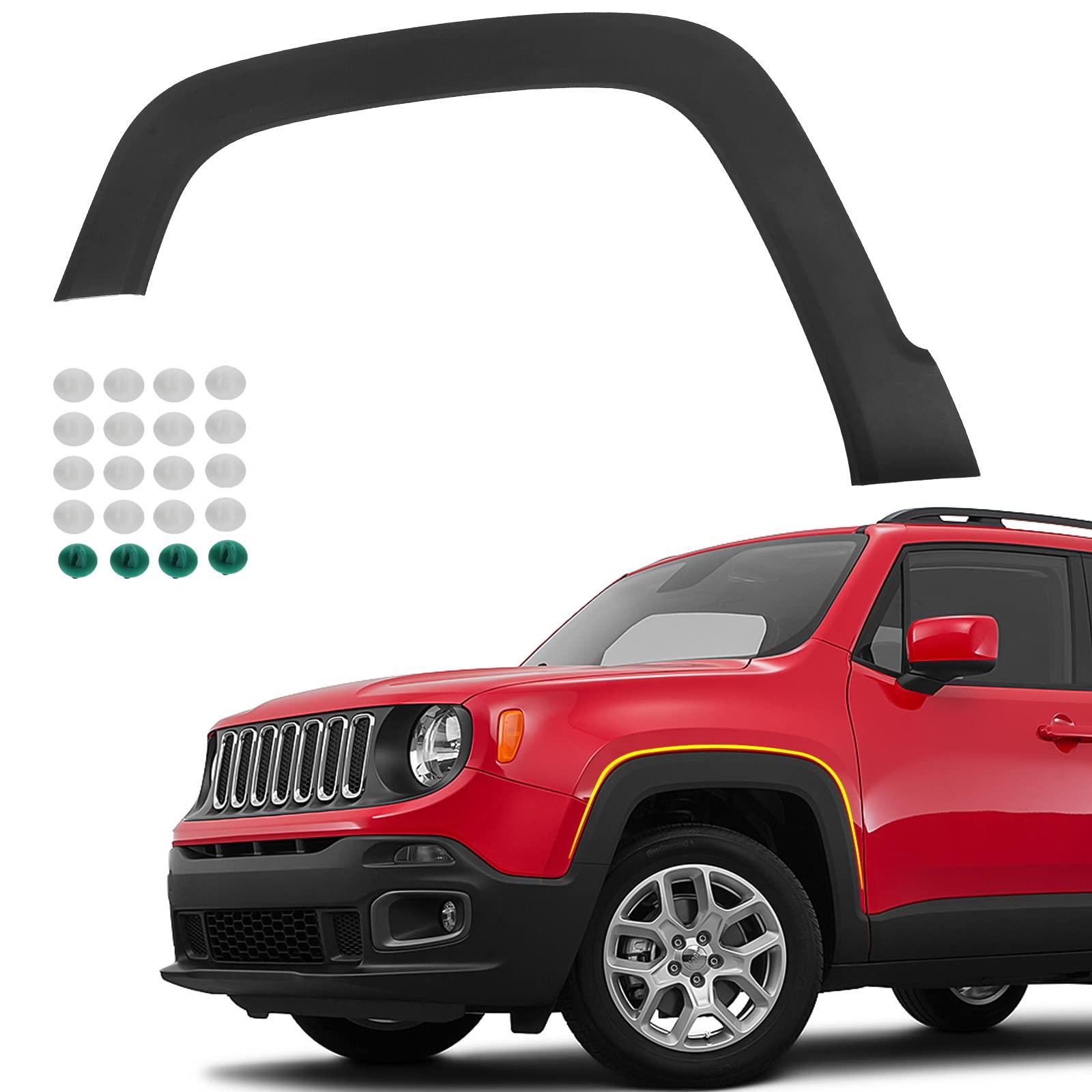 An application scenario or product detail of 2015-2021 jeep renegade front left driver s fenders - Image 14