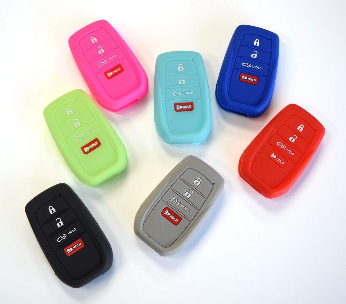 An application scenario or product detail of 2024 toyota prius alcantara key fob cover - Image 5