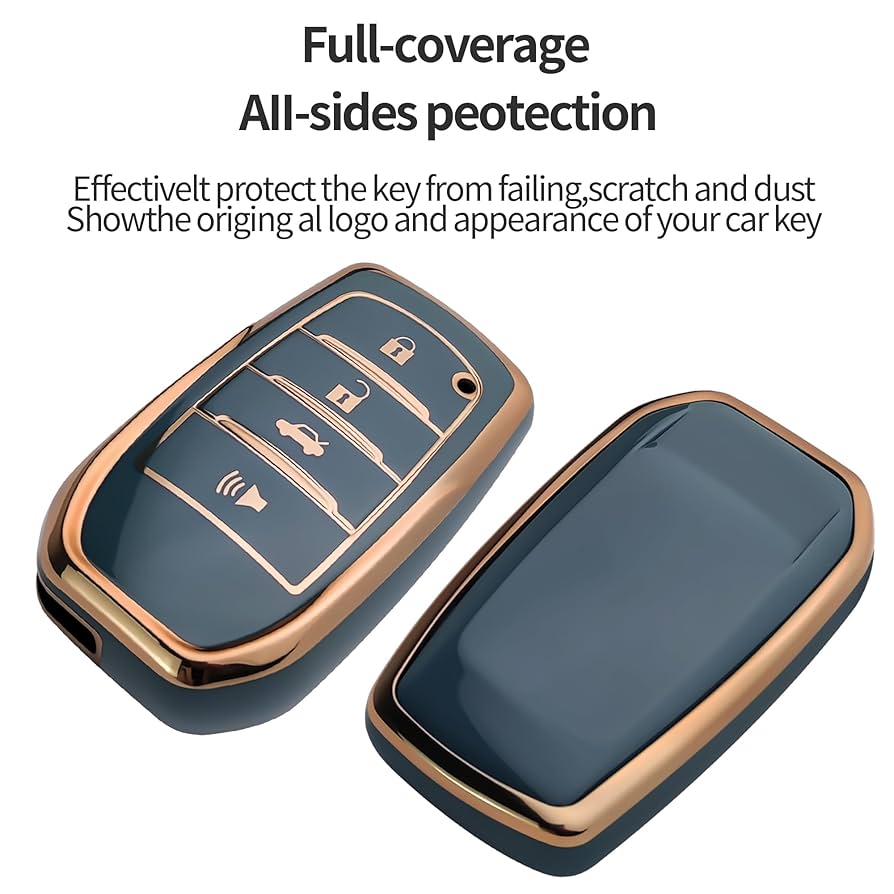 An application scenario or product detail of 2024 toyota prius alcantara key fob cover - Image 17