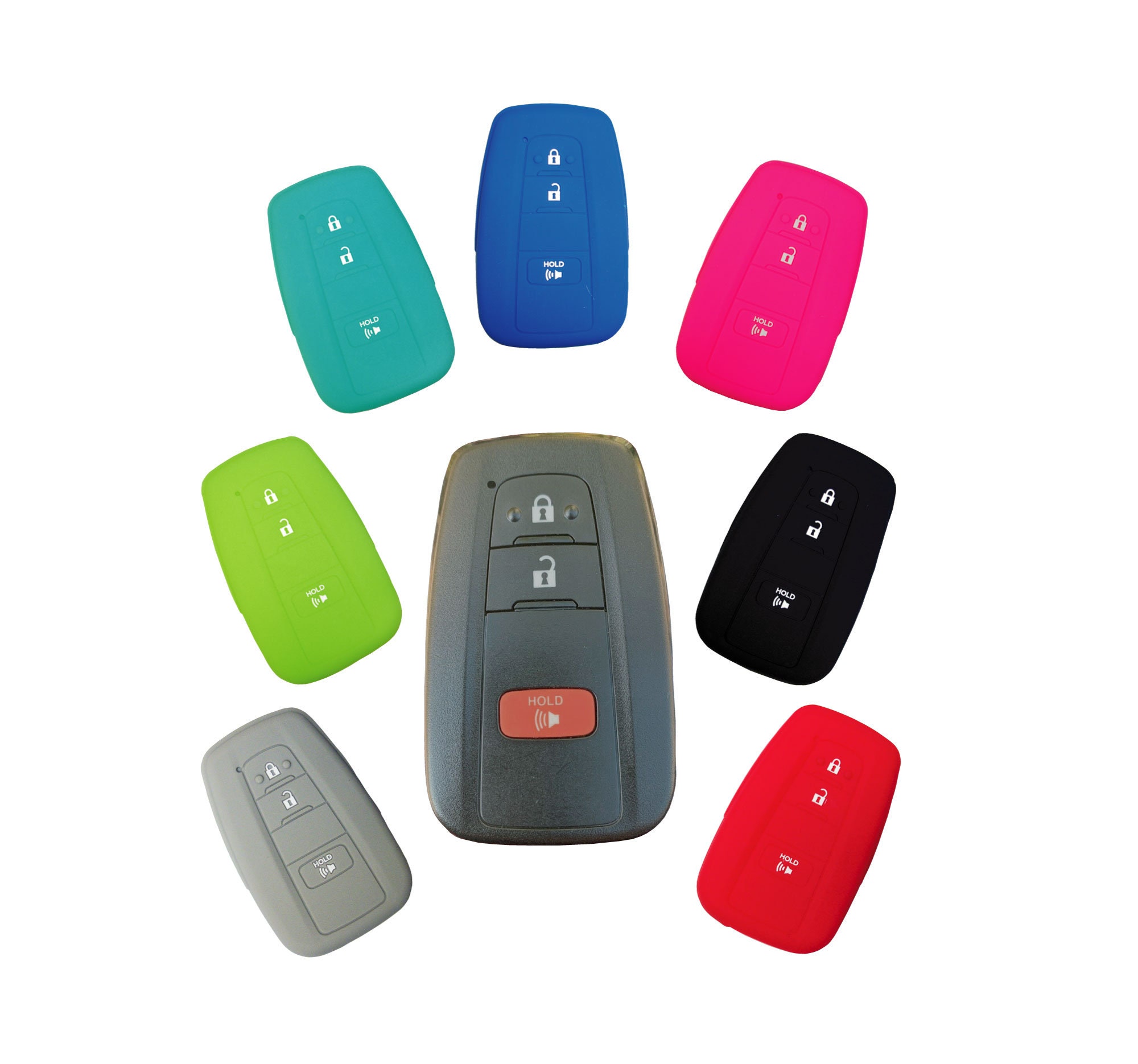 An application scenario or product detail of 2024 toyota prius alcantara key fob cover - Image 19
