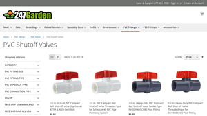 247Garden - PVC Ball Valves