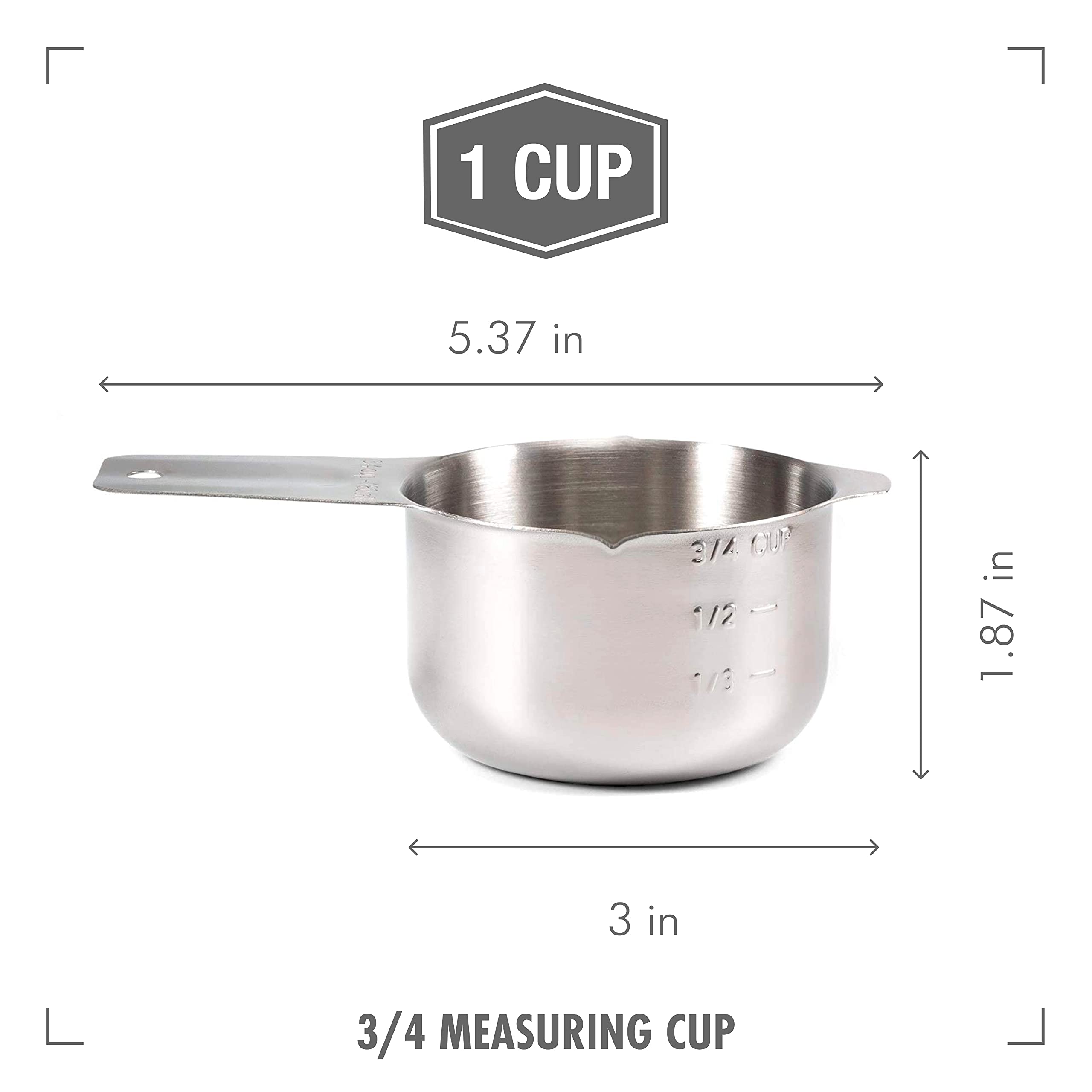 An application scenario or product detail of 3 4 cup measuring cup - Image 7