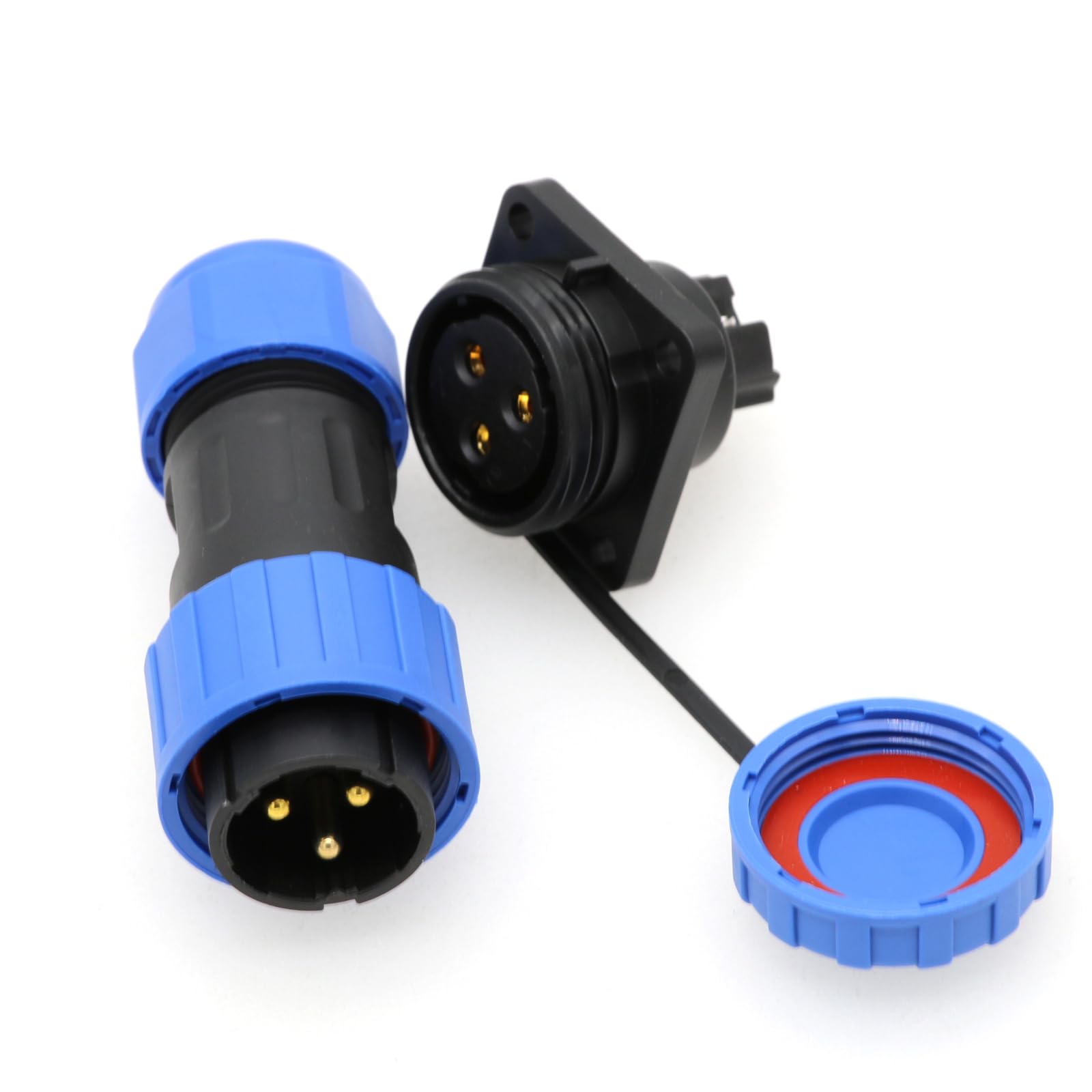An application scenario or product detail of 3 prong circular plug - Image 1