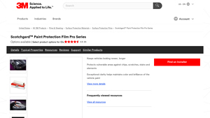 3M - Scotchgard™ Paint Protection Film Pro Series