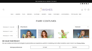 3Wishes - Sexy Tinkerbell Costumes