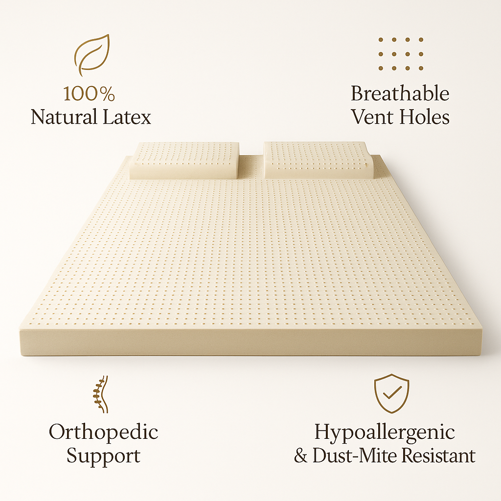 Featured image for the : 4-layer japanese style natural latex mattress guide