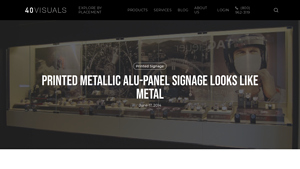 40Visuals - Metallic Alu-Panel