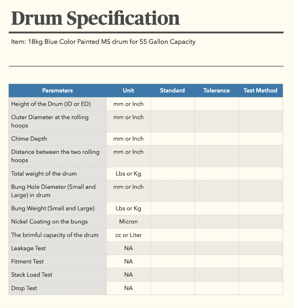 An application scenario or product detail of 55 gallon drum inches to gallons chart - Image 3