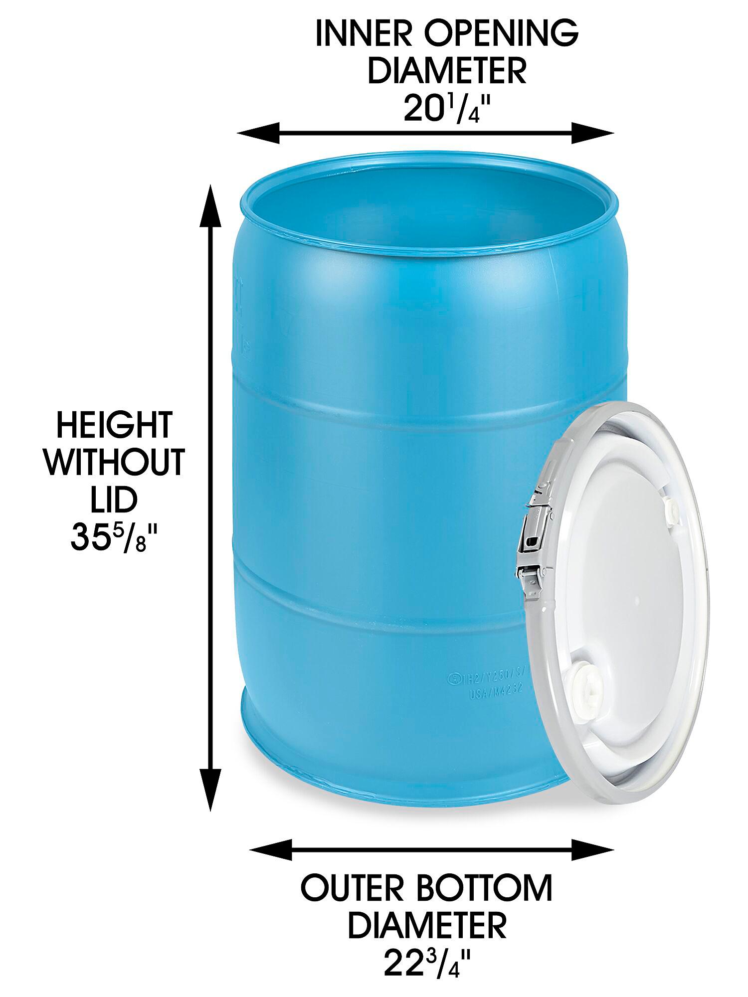 Featured image for the 55 gallon plastic drum dimensions guide