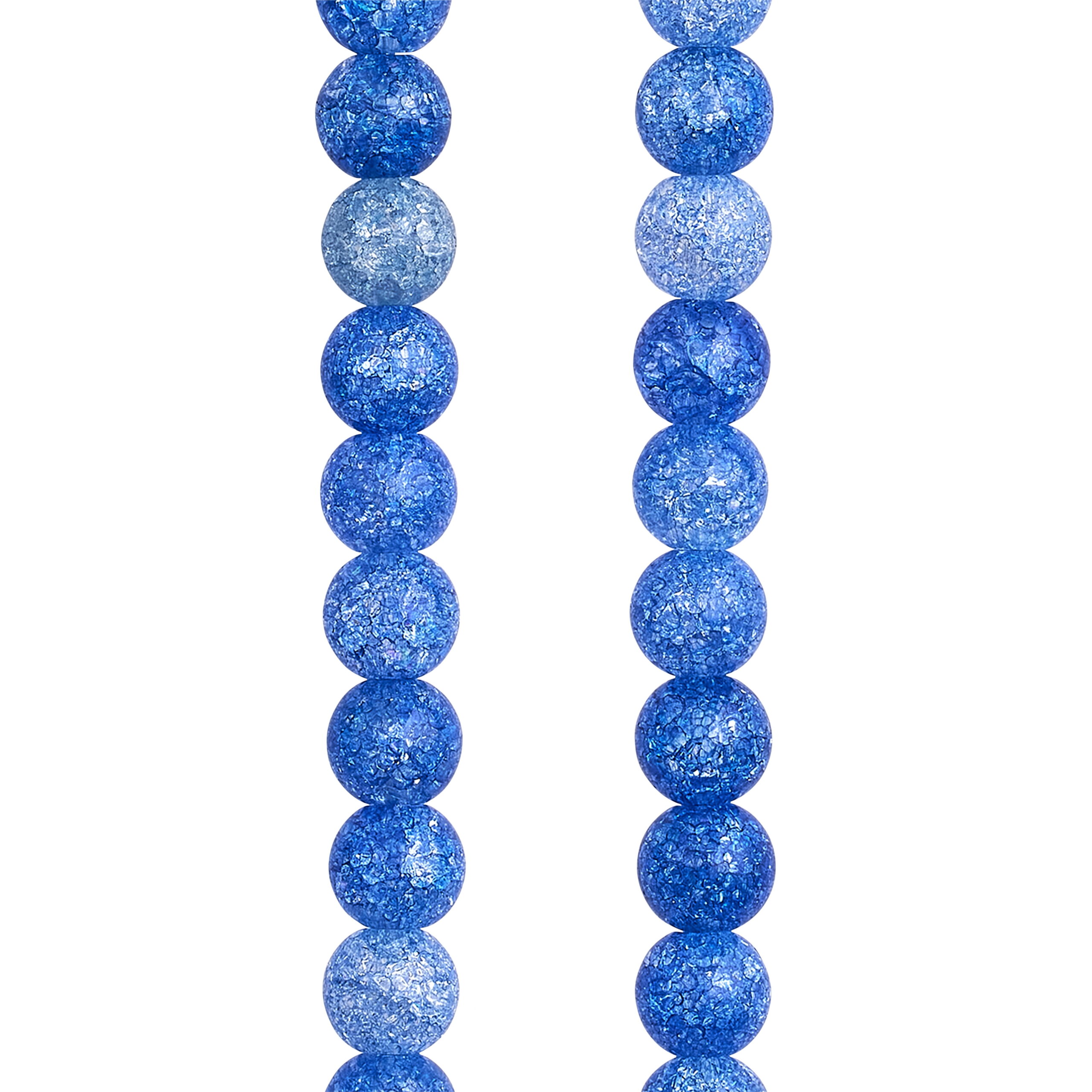 An application scenario or product detail of 6mm blue pink round crackle beads - Image 18