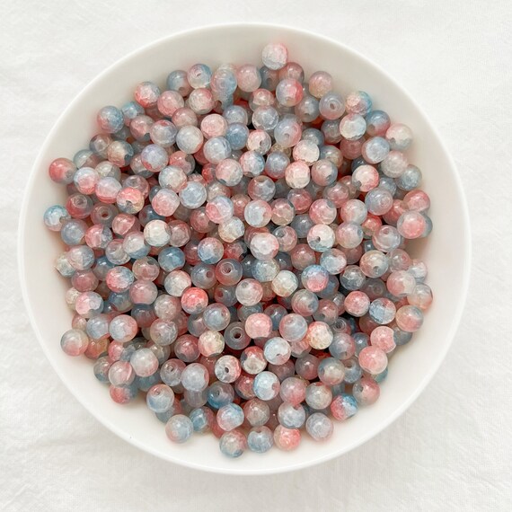 Featured image for the 6mm blue pink round crackle beads guide