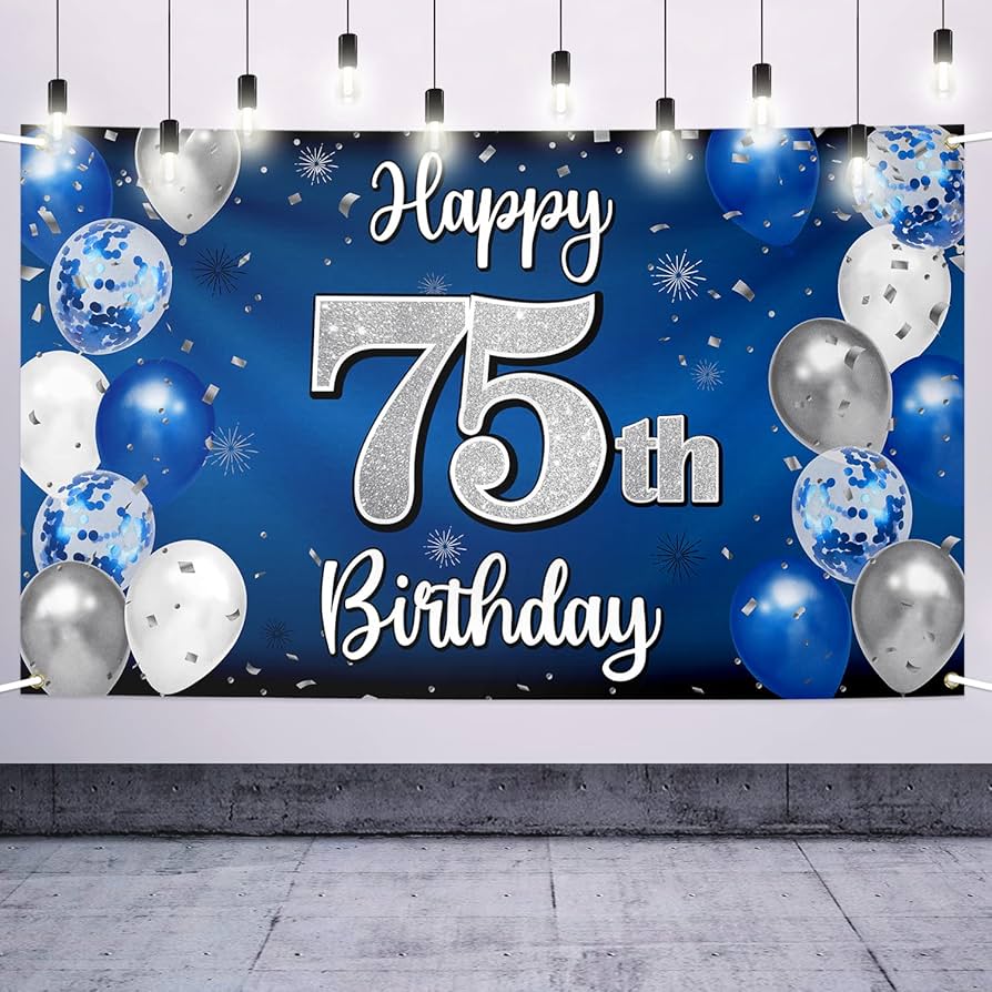 An application scenario or product detail of 75th birthday decorations - Image 1