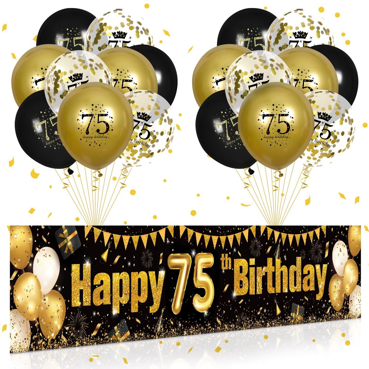 An application scenario or product detail of 75th birthday decorations - Image 2