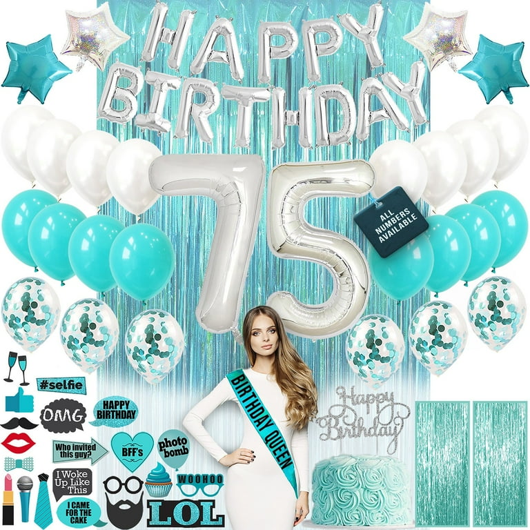 An application scenario or product detail of 75th birthday decorations - Image 4
