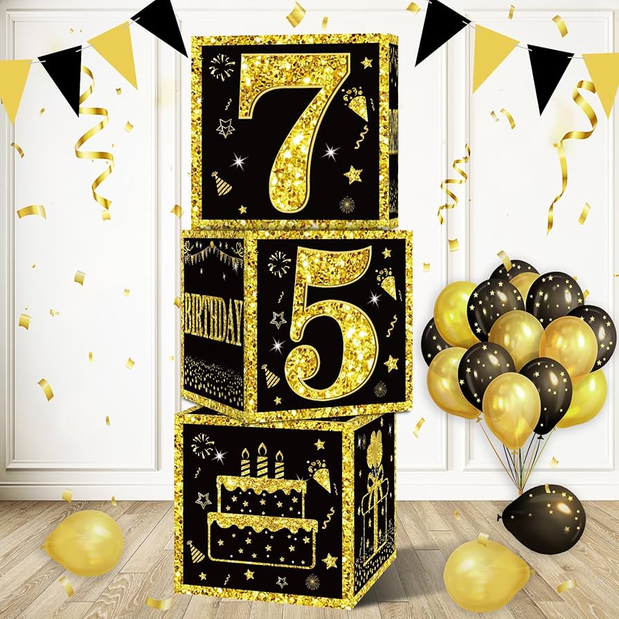 An application scenario or product detail of 75th birthday decorations - Image 5