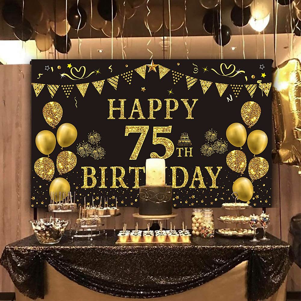 An application scenario or product detail of 75th birthday decorations - Image 7