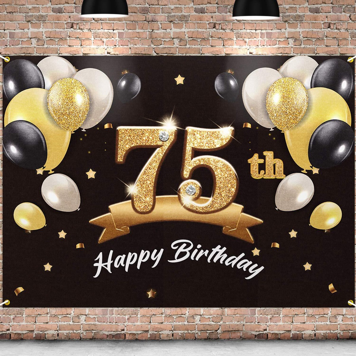 An application scenario or product detail of 75th birthday decorations - Image 11