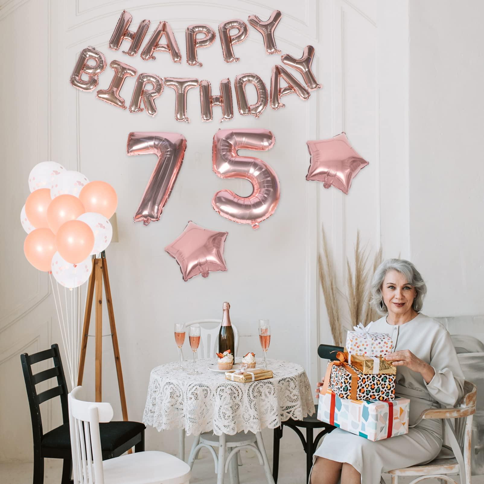 An application scenario or product detail of 75th birthday decorations - Image 12