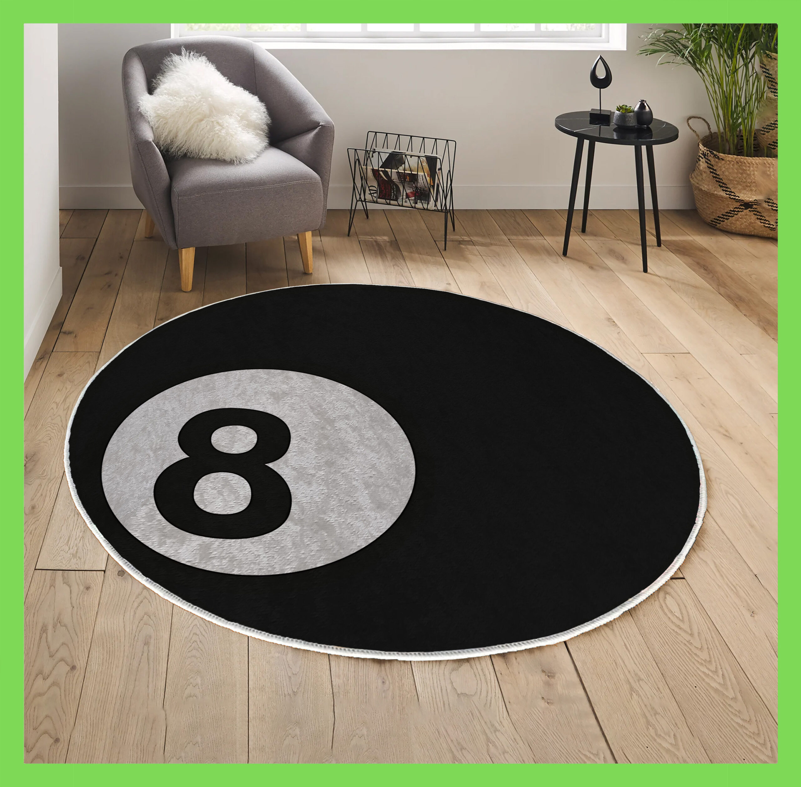 An application scenario or product detail of 8 ball rug - Image 10