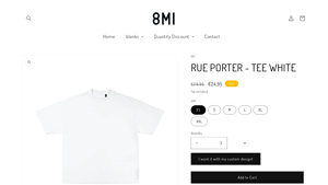8mi - Tee White