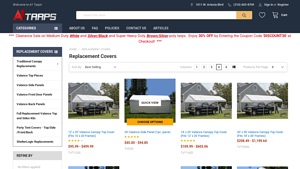 A1 Tarps - Replacement Canopy Tops and Panels