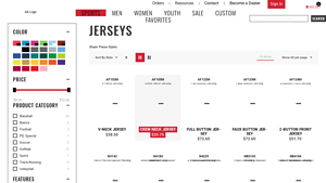 A4 - Baseball Jerseys