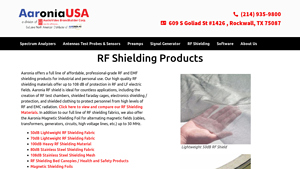Aaronia - RF and EMF Shielding Solutions