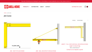 Abell Howe - Custom Jib Cranes