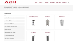 ABH Manufacturing - Stainless Steel Hinges