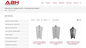 ABH Manufacturing - Continuous Gear Hinges