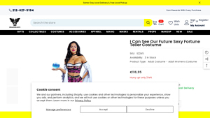 Abracadabra NYC - Sexy Fortune Teller Costume