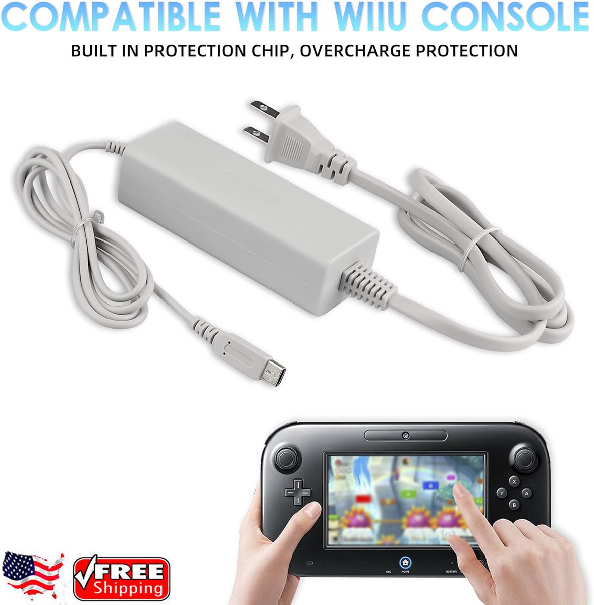 An application scenario or product detail of ac charger for wii u gamepad - Image 14