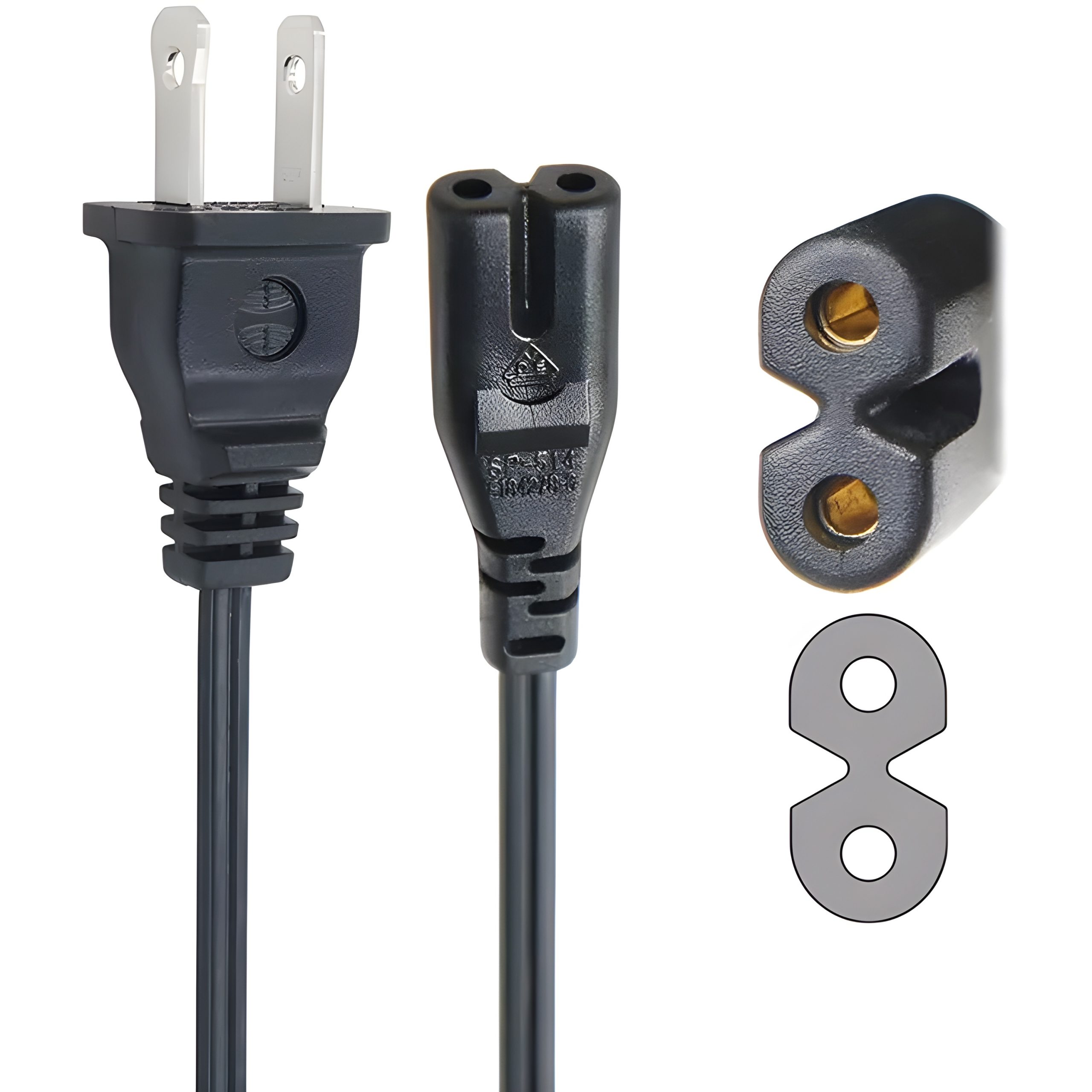 An application scenario or product detail of ac two prong power cord - Image 8