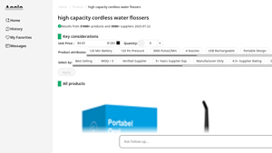 Accio - High Capacity Cordless Water Flossers