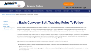 Accurate Industrial - Conveyor Belting Solutions