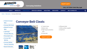 Accurate Industrial - Conveyor Belt Cleats