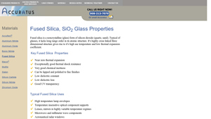 Accuratus - Fused Silica