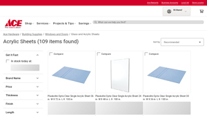 Plaskolite - Optix Clear Acrylic Sheets
