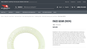 Yale - Face Gear (9574)