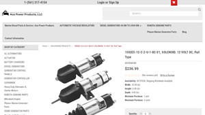 Woodward - 1502ES-12-C-2-U-1-B2-S1 Solenoid